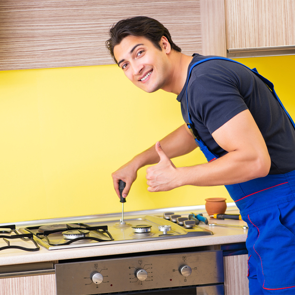 can you provide references from satisfied stove repair customers in Pomona KS